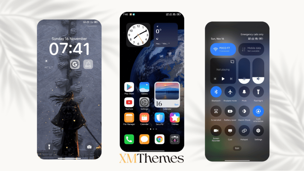 XMThemes 102 AIPON JEMBOT HyperOS Theme