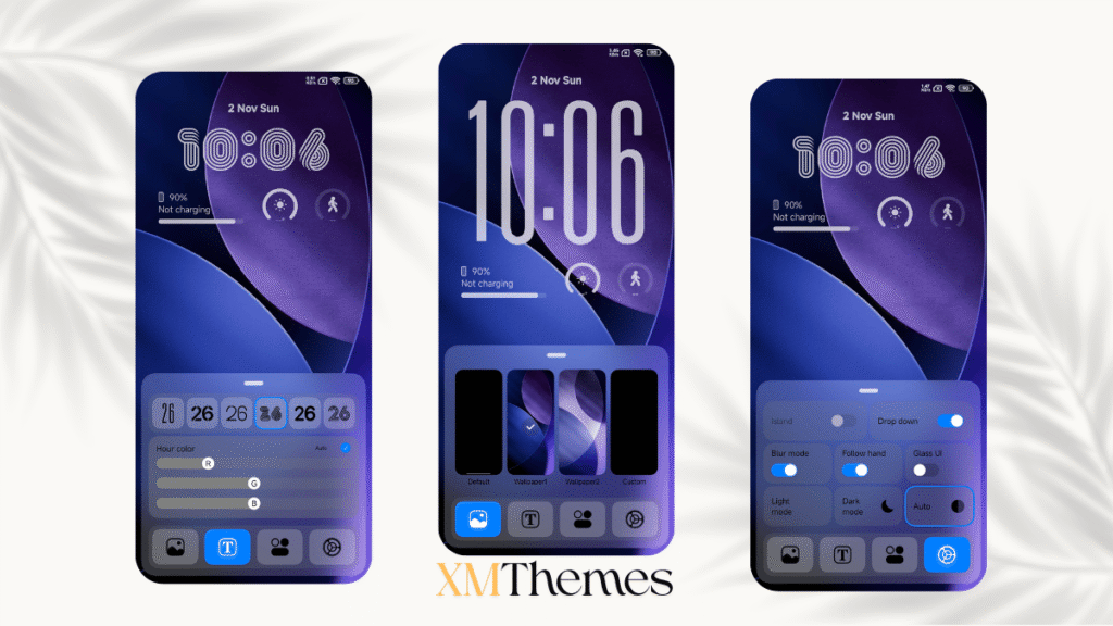 XMThemes 13 3 Hyper Glass HyperOS Theme
