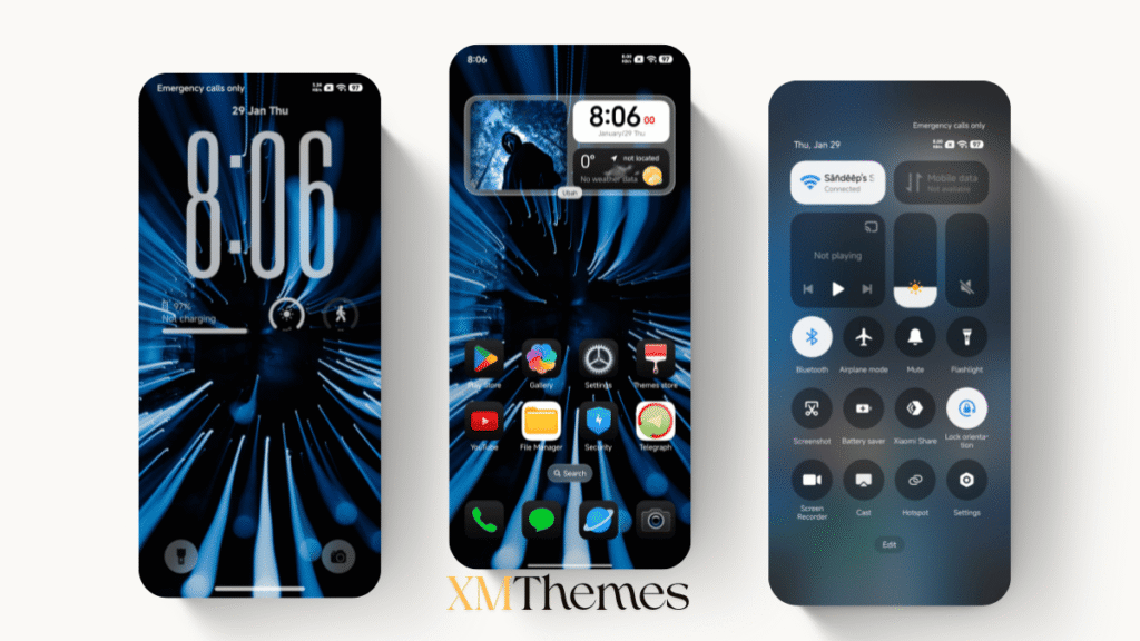 XMThemes 13 4 Hos3dark HyperOS Theme