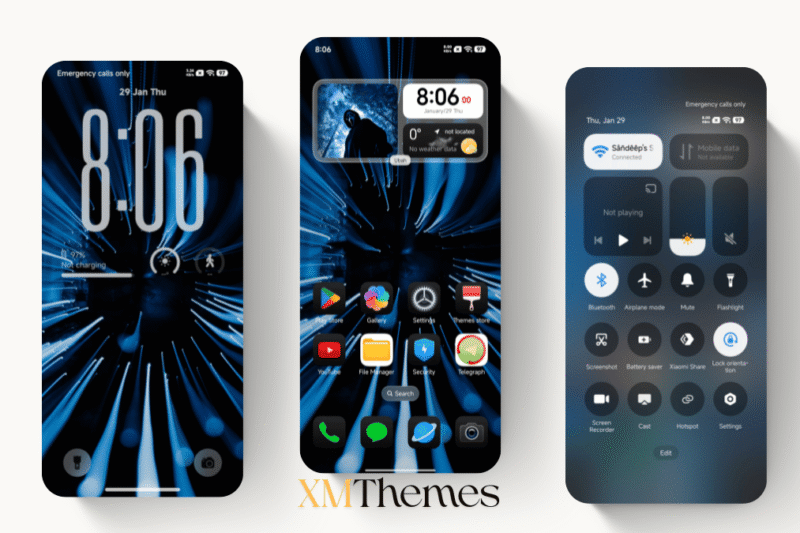 Hos3dark HyperOS Theme for Xiaomi Devices