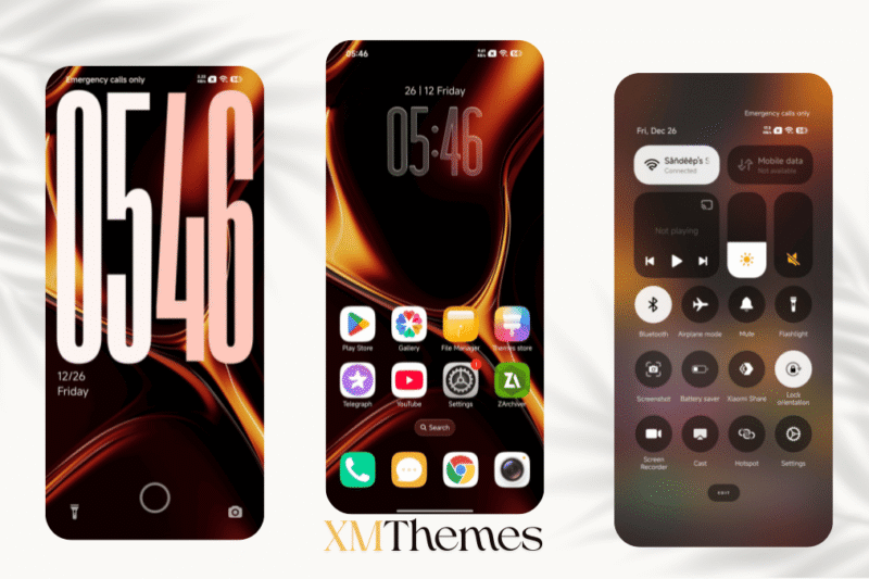 Abstract_fluid V15 HyperOS Theme for Xiaomi Devices