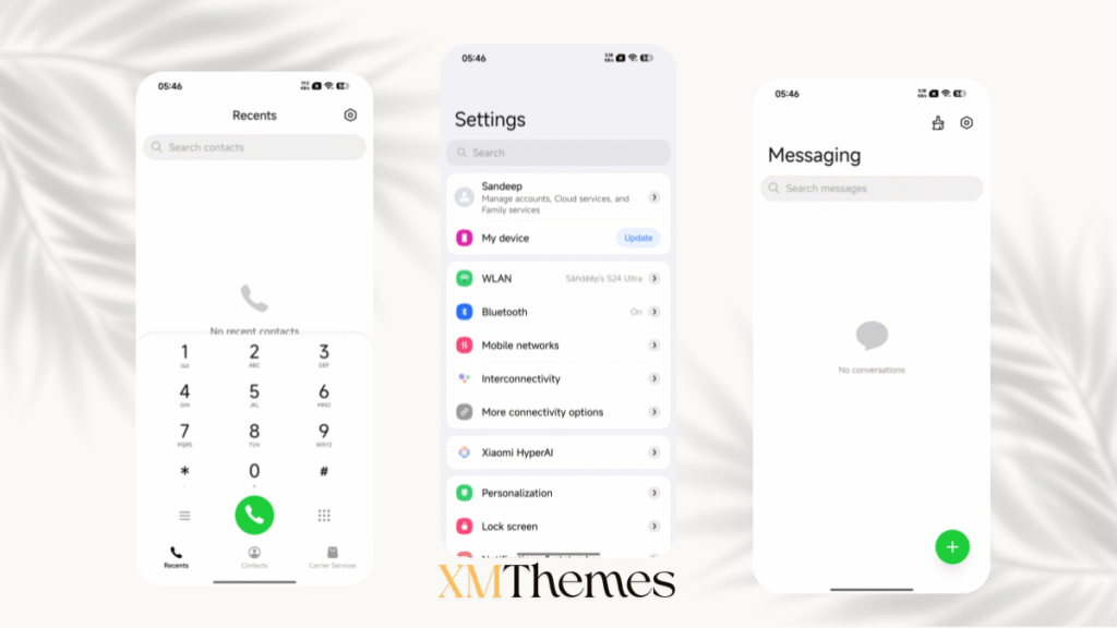 XMThemes 18 1 Abstract_fluid V15 HyperOS Theme
