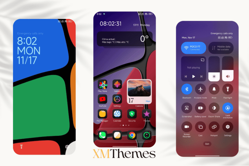 Dark Color HyperOS Theme for Xiaomi Devices
