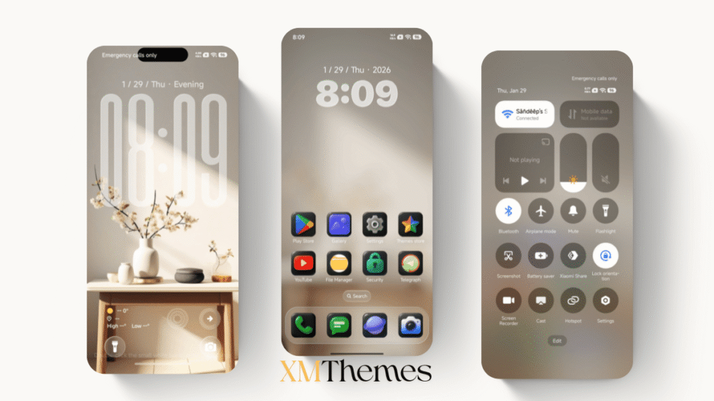 XMThemes 19 4 OX Mix HyperOS Theme