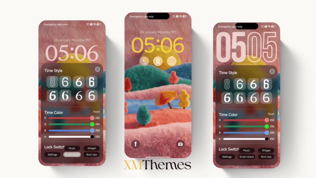 XMThemes 2 4 Fluffy Dark HyperOS Theme