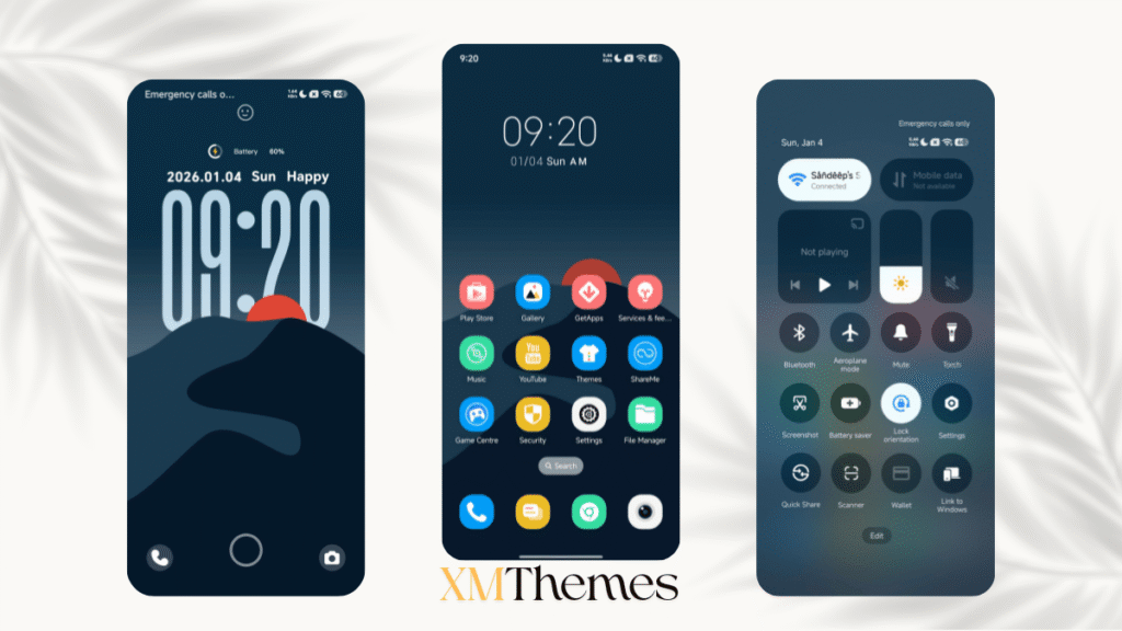 XMThemes 2026 01 10T102819.166 Mountain Glow HyperOS Theme
