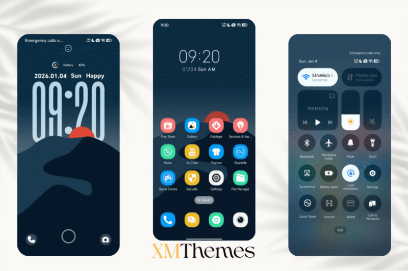 Mountain Glow HyperOS Theme for Xiaomi Devices