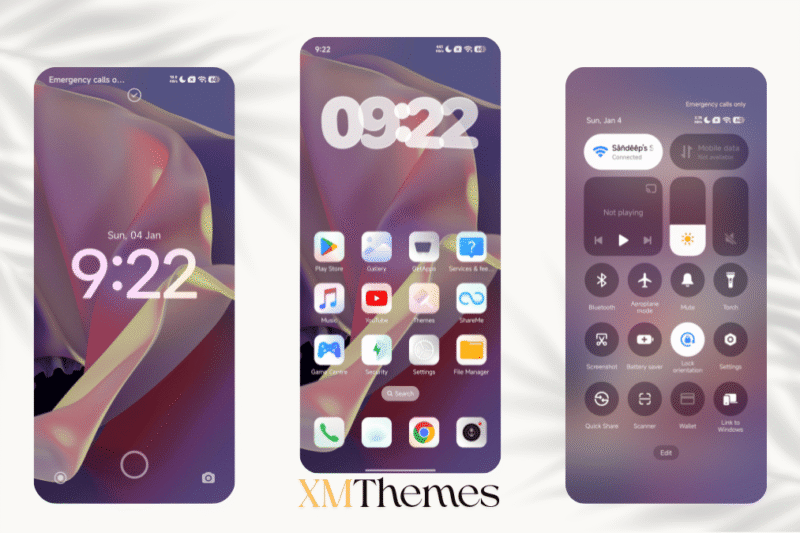 White Flowing V2 HyperOS Theme for Xiaomi Devices