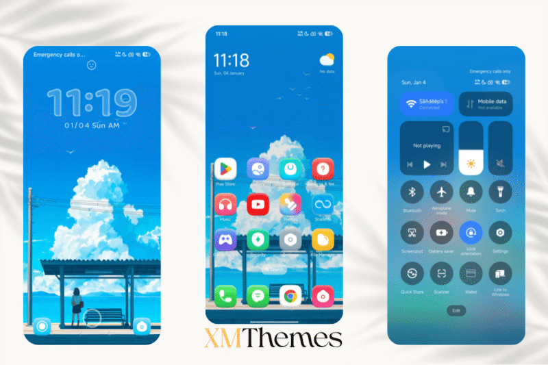 Girl on Platform HyperOS Theme for Xiaomi Devices