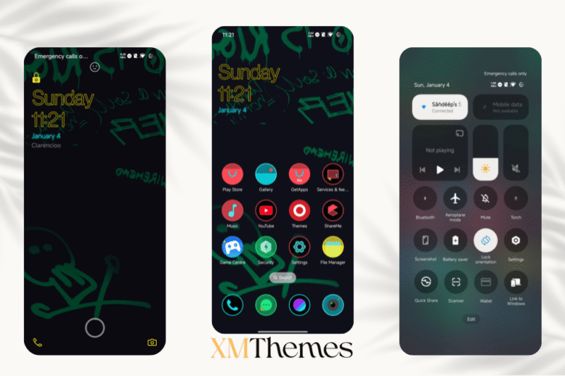 Neon Cyberware UI HyperOS Theme for Xiaomi Devices