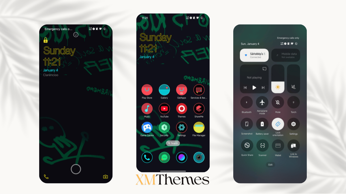 Neon Cyberware UI HyperOS Theme