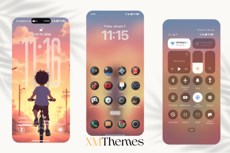 OV Dark HyperOS Theme for Xiaomi Devices