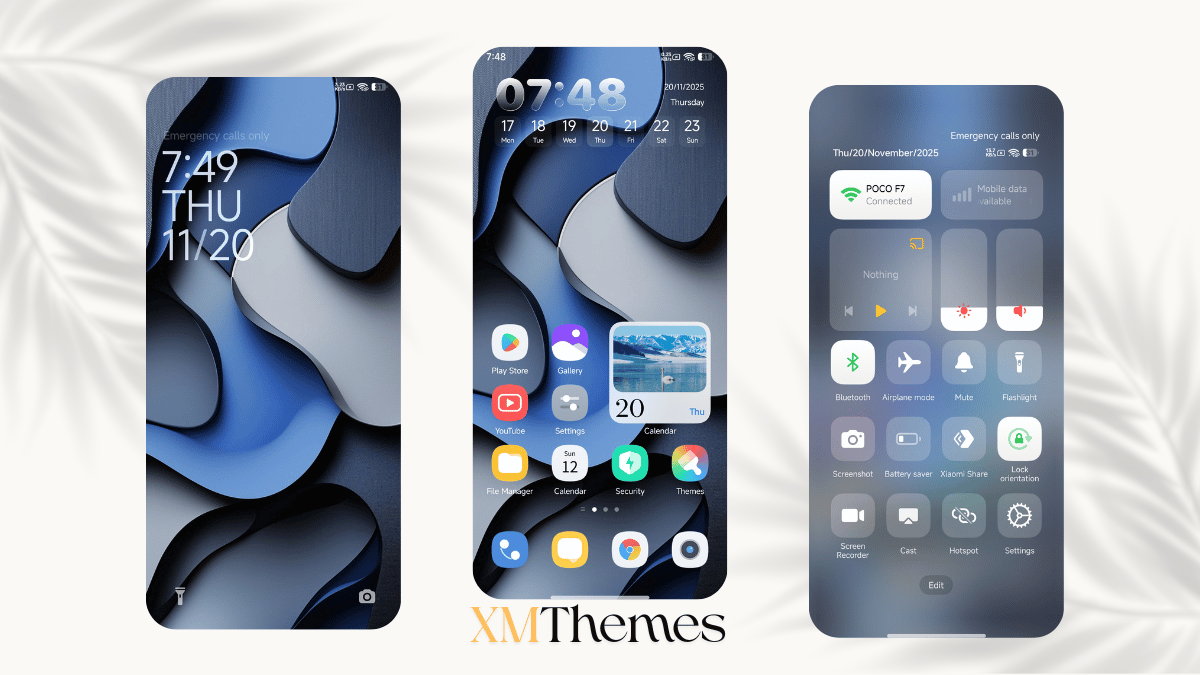Aero Glass HyperOS Theme