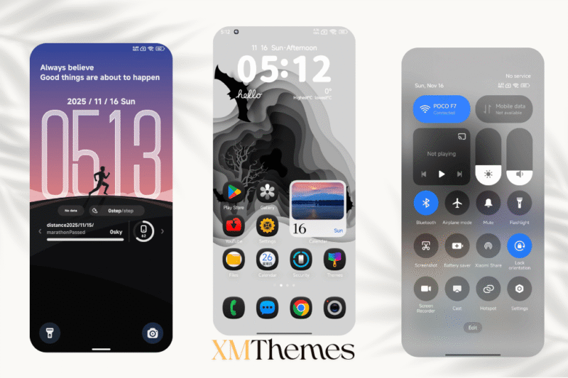 One 3D HyperOS Theme for Xiaomi Devices