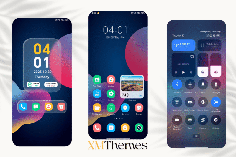 Chroma Flow HyperOS Theme for Xiaomi Devices