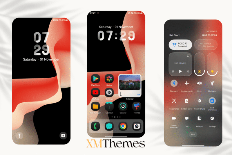 Poo-Dark HyperOS Theme for Xiaomi Devices
