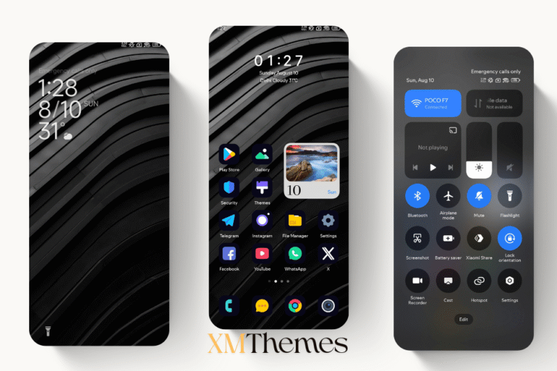 Dark Duo HyperOS Theme for Xiaomi Devices