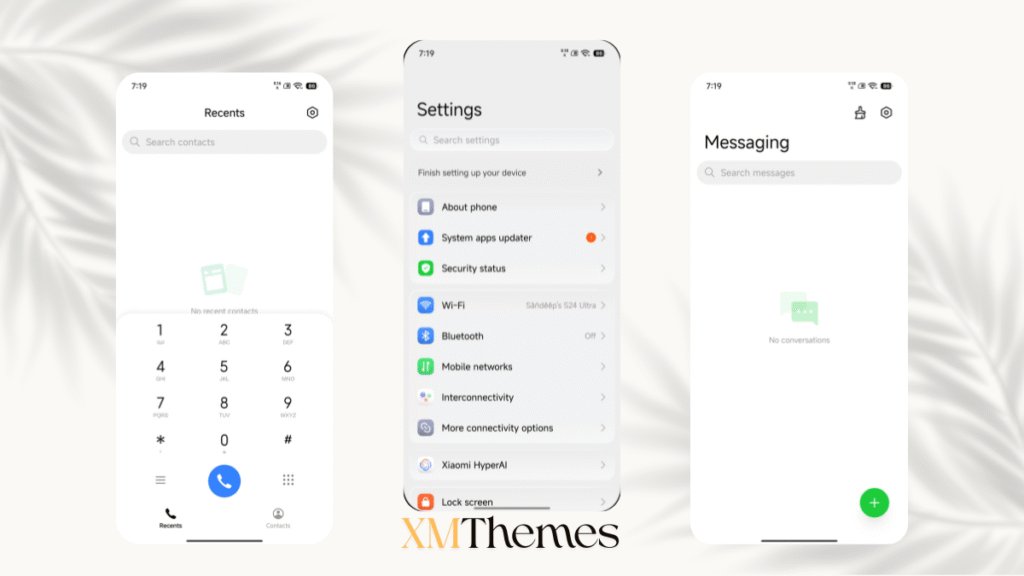 XMThemes 25 Black OX HyperOS Theme