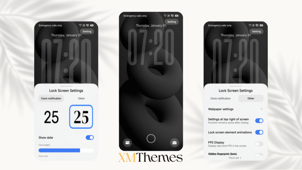 XMThemes 26 Black OX HyperOS Theme