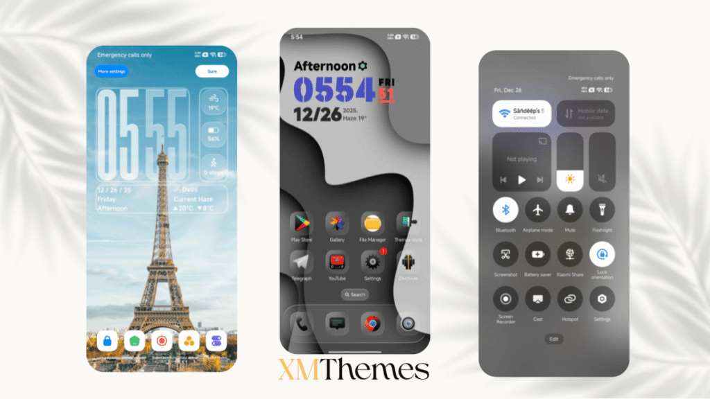 XMThemes 29 1 OX BM HyperOS Theme