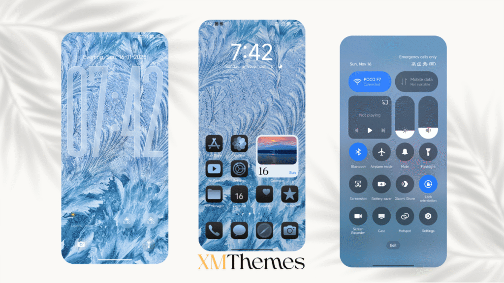 Frostfall HyperOS Theme for Xiaomi Devices 2 XMThemes 3 2 Frostfall HyperOS Theme