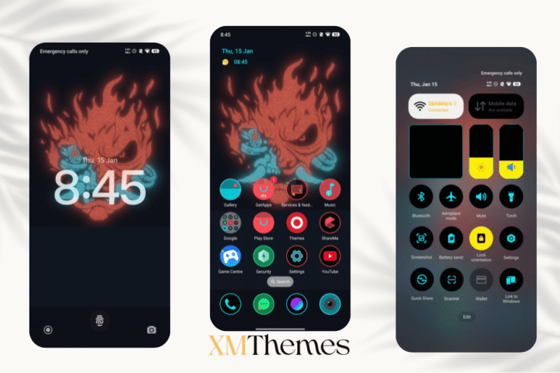 tempike ireng HyperOS Theme for Xiaomi Devices