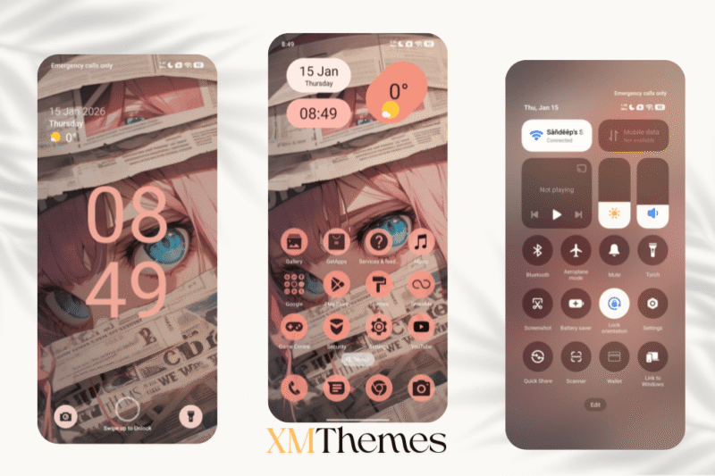 pacer merah HyperOS Theme for Xiaomi Devices