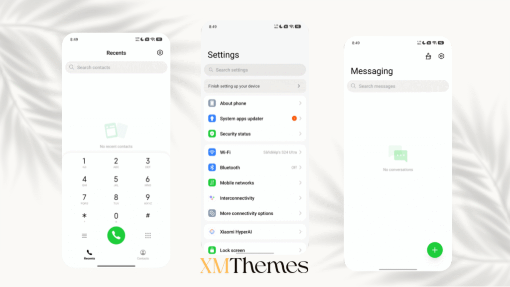 XMThemes 35 3 pacer merah HyperOS Theme