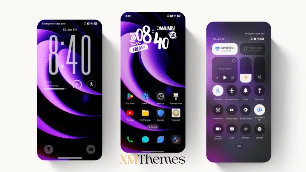 Small Glass HyperOS Theme for Xiaomi Devices 2 XMThemes 38 4 Small Glass HyperOS Theme