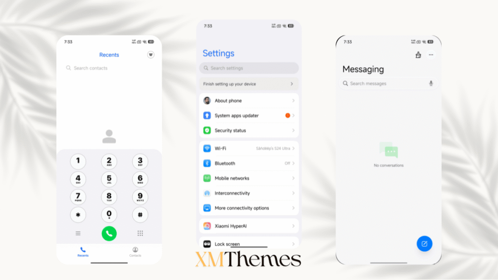 XMThemes 39 VibrantV HyperOS Theme