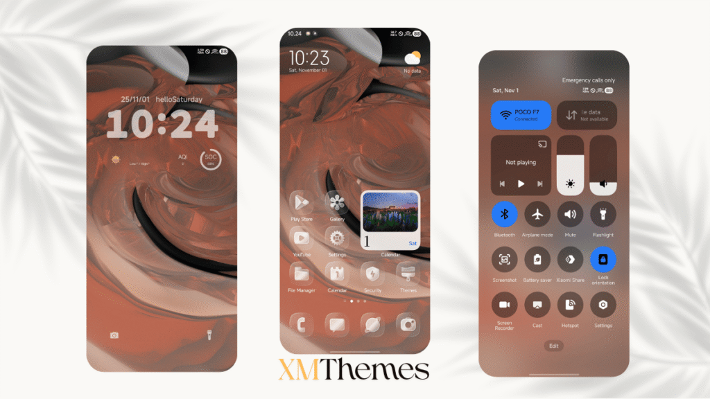 XMThemes 4 3 Nessglas HyperOS Theme