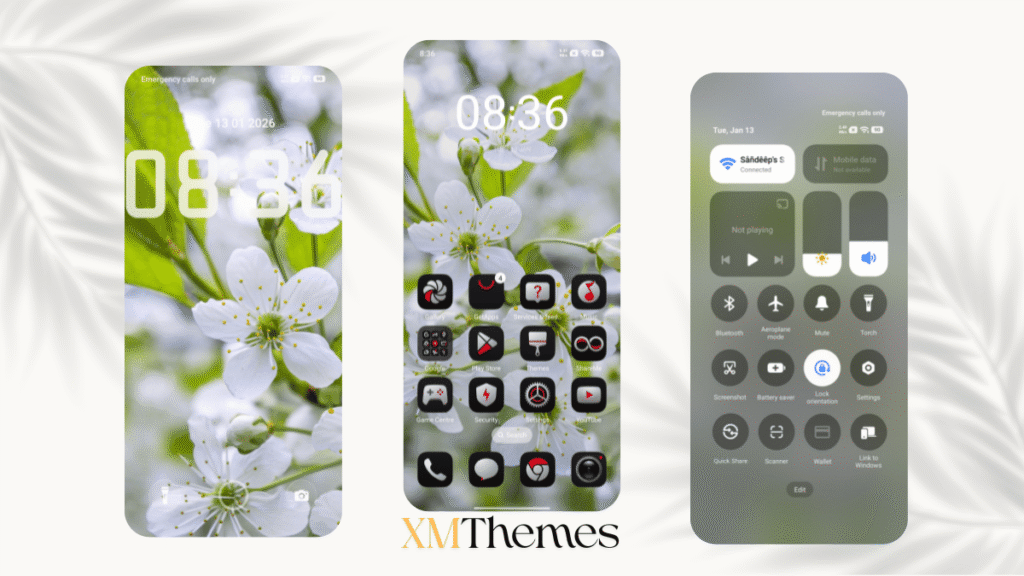 Pure white HyperOS Theme for Xiaomi Devices 2 XMThemes 43 1 Pure white HyperOS Theme