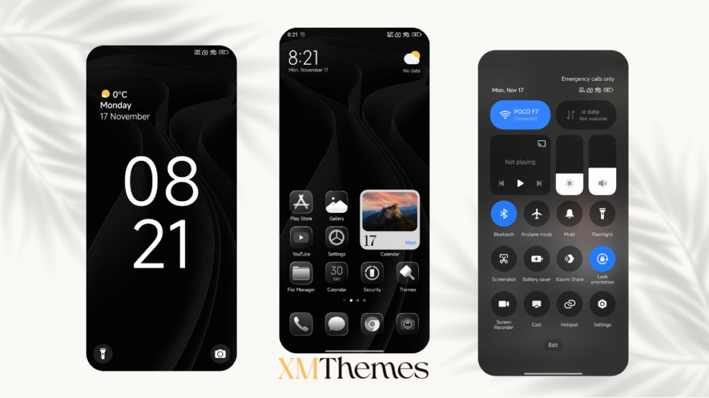 XMThemes 44 2 Shadow Orbit HyperOS Theme