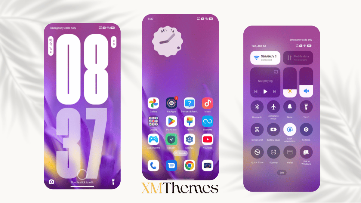 Purple-Flames HyperOS Theme