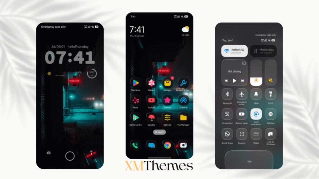 XMThemes 48 DarkV HyperOS Theme