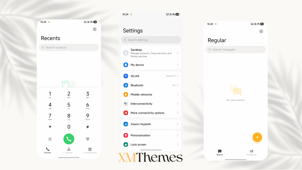 XMThemes 5 3 Nessglas HyperOS Theme