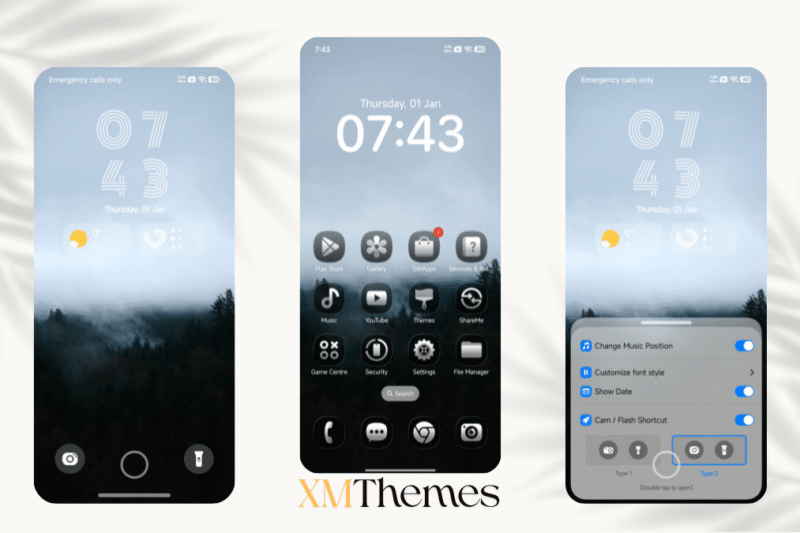 VK Dark Glass HyperOS Theme for Xiaomi Devices