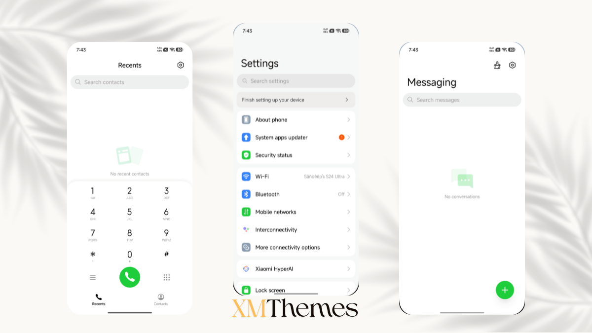 VK Dark Glass HyperOS Theme For Xiaomi And REDMI Phones - XMThemes