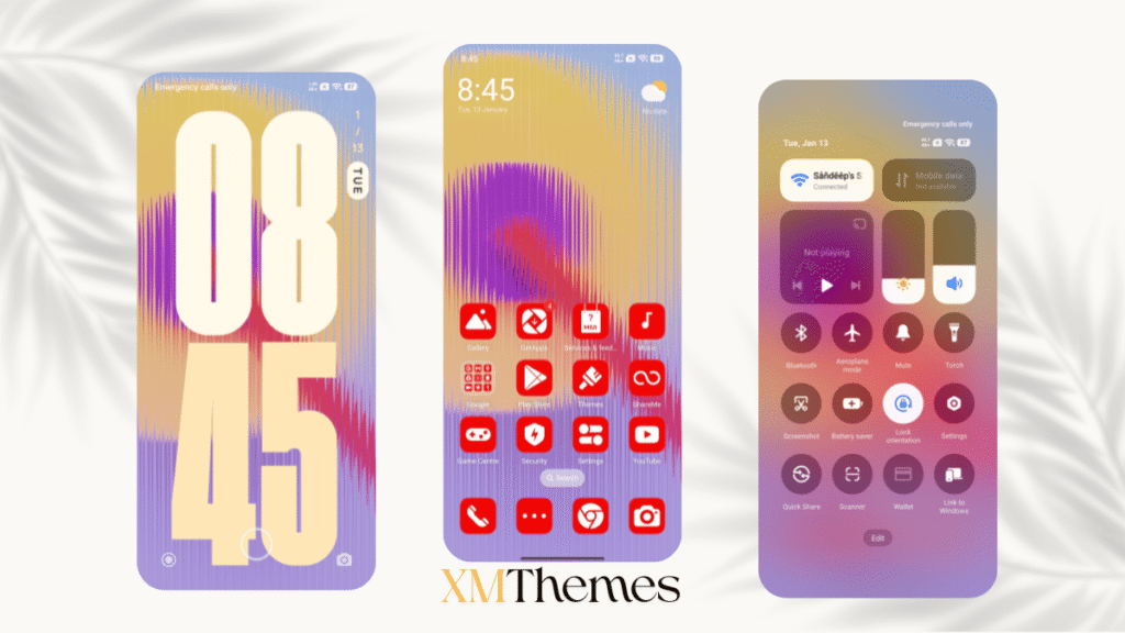 Flat Red HyperOS Theme for Xiaomi Devices 2 XMThemes 56 1 Flat Red HyperOS Theme