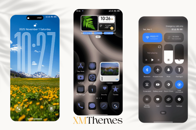 Blue Color HyperOS Theme for Xiaomi Devices