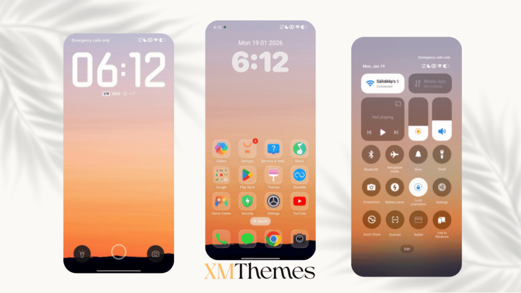 XMThemes 63 3 HyperGlassV HyperOS Theme