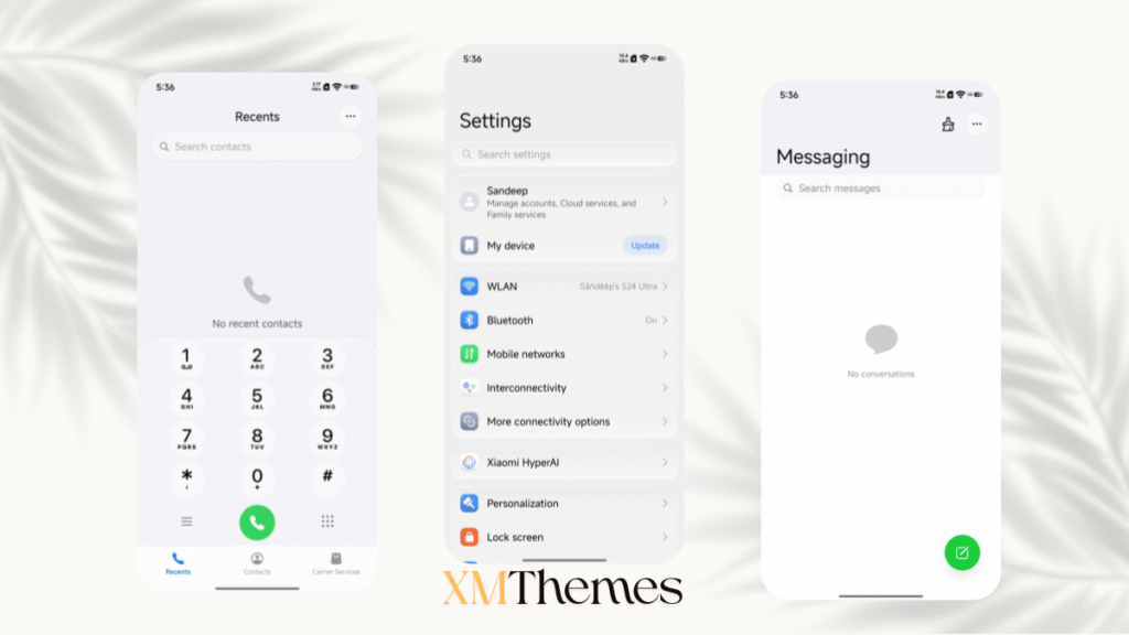 XMThemes 7 1 ELITEBOOK HyperOS Theme