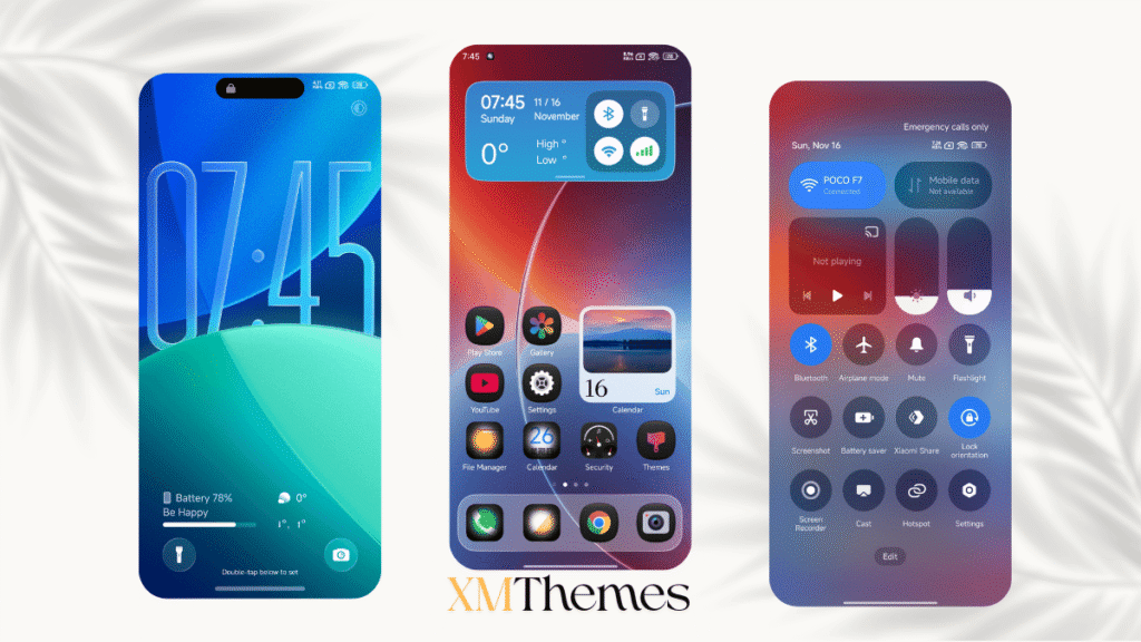 XMThemes 7 2 UI 8.1 HyperOS Theme