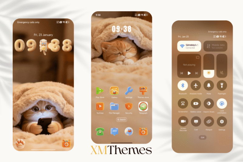 Bedtime Dumpling HyperOS Theme for Xiaomi Devices