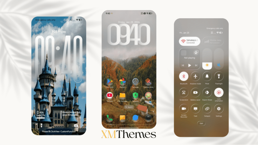 XMThemes 81 3 G3black HyperOS Theme