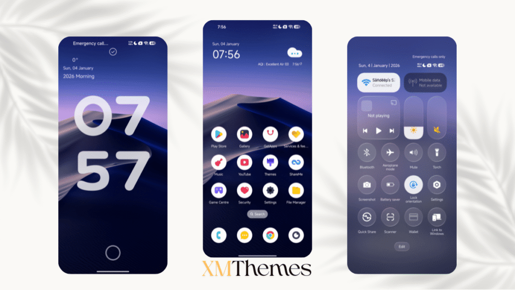 XMThemes 96 HyperOz HyperOS Theme