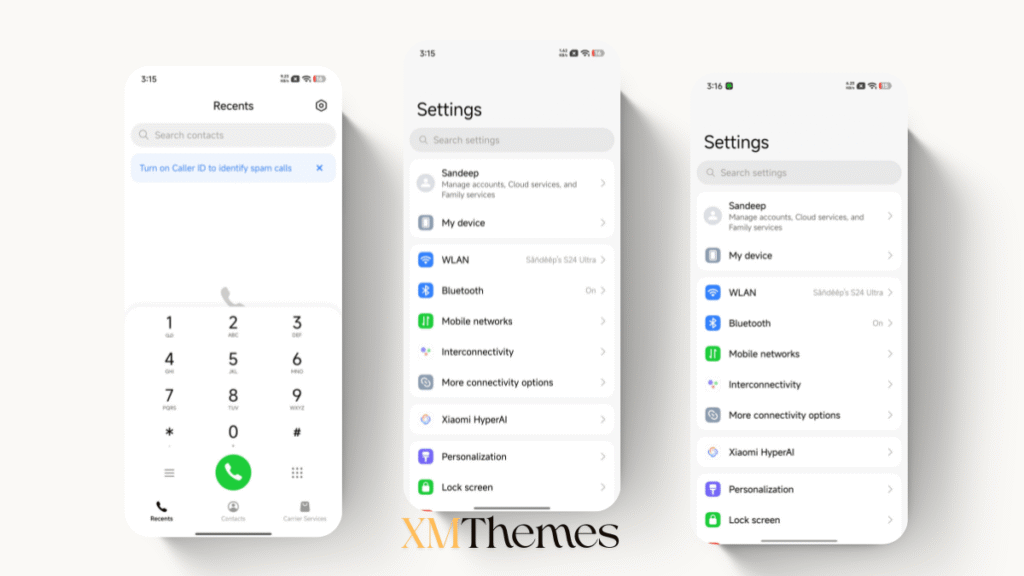 XMThemes 1 1 WaneUI HyperOS Theme