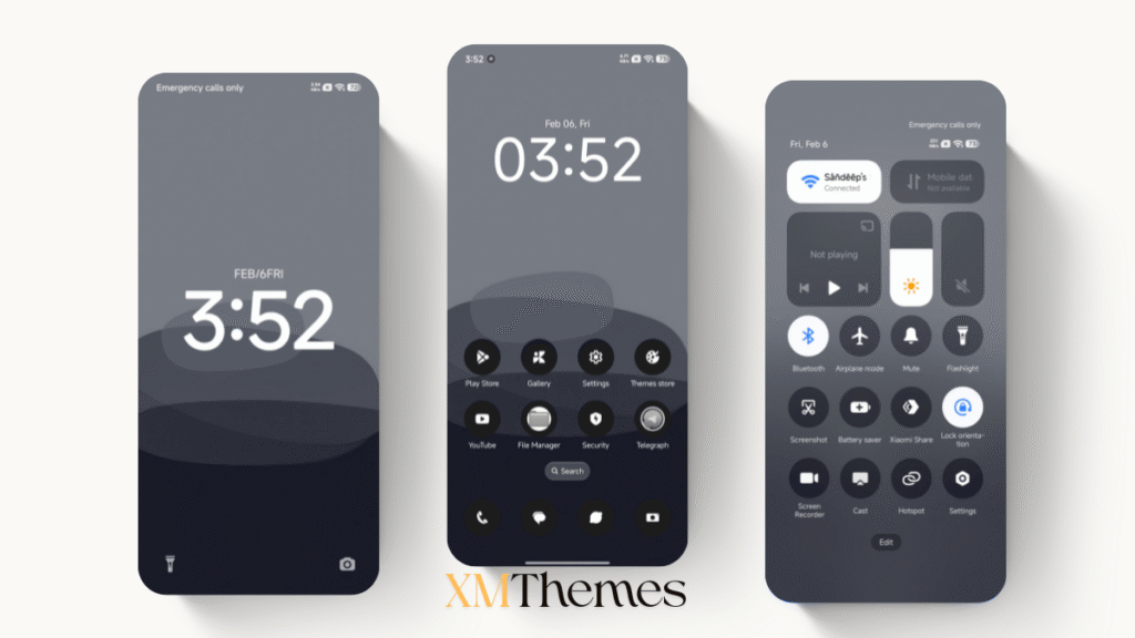 Putih Hitam HyperOS Theme for Xiaomi Devices 2 XMThemes 15 Putih Hitam HyperOS Theme