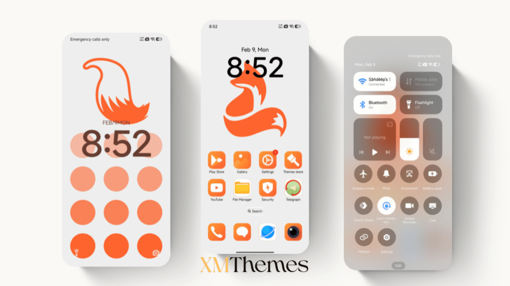 XMThemes 19 Fox Run HyperOS Theme