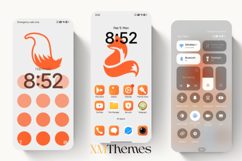 Fox Run HyperOS Theme for Xiaomi Devices